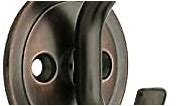 Franklin Brass Coat and Hat Hook with Round Base, Venetian Bronze, 1 Count (Pack of 1)