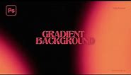 Create Easy Abstract Gradient Grainy Background in Adobe Photoshop