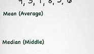 Math Review: Mean, Median and Mode