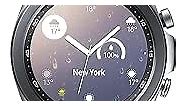 SAMSUNG Galaxy Watch 3 (41mm, GPS, Bluetooth) Smart Watch with Advanced Health Monitoring, Fitness Tracking, and Long Lasting Battery - Mystic Silver (US Version)
