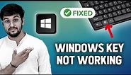 How to Fix Windows Key Not Working on Windows 10/11 | Windows Button Not Working on Keyboard (2023)