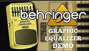 Behringer EQ700 Graphic Equalizer Demo