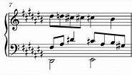Microtonal piece #2 in C half sharp major