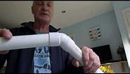 How to seal plastic waste pipe with solvent weld using push fit fittings.Never get a leak.