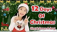 The 12 days of Christmas with Lyrics Actions Movements | Kids Christmas Song | Sing Along