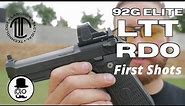 Beretta 92G Elite LTT with RDO Slide - Initial Impressions - First Shots review!