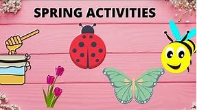 Top 25 Best Spring Activities for Kids/ Preschool, School, Afterschool or At Home