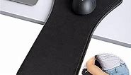 Arm Support Wrist Rest for Table and Chair, Ergonomic Armrest Desk Extender, Multifunctional Computer Mouse Pad Holder (Black)