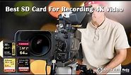 7 Best SD Card For Recording 4K Video | Learning Guide | Rescue Digital Media