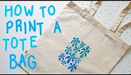 HOW TO PRINT A TOTE BAG AT HOME| Iceandsea