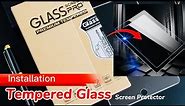 How to Install Tempered Glass Screen Protector for iPad Tablet | Premium Tempered Glass Protector