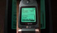 Rare LG TP5250 Cell Phone Sprint 2001