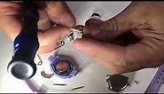 Replacing battery in ladies Armitron Sport Women's 45/7012 PRSV digital watch