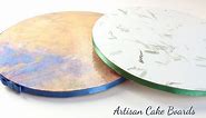 How to Make Beautiful Custom Cake Boards - No Fondant!