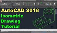 AutoCAD 2018 Isometric Drawing Tutorial
