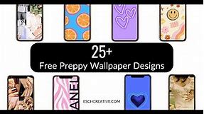 FREE Preppy Wallpaper! ✨💜💙🌙