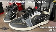 Air Jordan 1 Low OG EX Black Smoke Grey On Feet Review