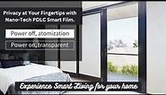 Glimpse of installation of PDLC Film at Home | Smart Glass PDLC Film |Switchable Privacy Glass Films