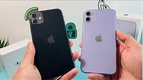 iPhone 11 Black vs Purple Color Comparison