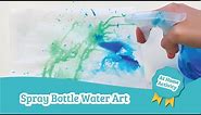Spray Bottle Water Art | Daycare Activities