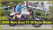 2020 Moto Guzzi V7 III Racer Review | First Ride