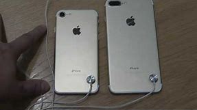 iPhone 7 and 7 Plus all colors Comparison Silver Jet Black Black Gold etc