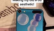 Making my old iPod touch aesthetic! Like and follow for Part 2! #aesthetic #ipodtouch #fyp