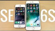 iPhone SE vs iPhone 6S Plus iOS 10.2 Gaming!
