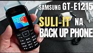 Samsung GT-E1215 Unboxing & Quick demo. #unboxing