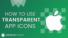 How to use Transparent App Icon for App | Android Studio Tutorial