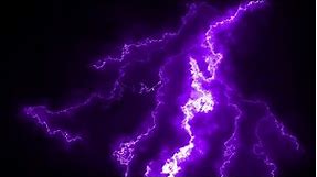 Purple Thunderstorm Heavy Lightning 4K Long Screensaver || Wallpaper || Background Video