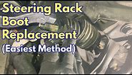 Steering Rack Boot Replacement Without Popping Tie Rod Ball Joint