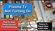 LG PLASMA TV MODEL 42PJ560R Not Working|Power Supply Repair ||SMPS Repair|Plasma Tv Repair Tutorial