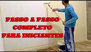 COMO PINTAR PAREDE (SUPER FÁCIL) - HOW TO PAINT THE WALL (STEP BY STEP)