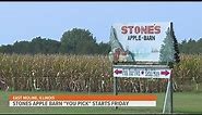 Stone's Apple Barn opening up their orchard for autumn season