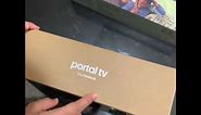 Unboxing Portal TV from Facebook