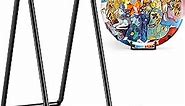 TR-LIFE 4 Pack 10 Inch Large Plate Stands for Display - Metal Plate Holder Stand + Picture Stand + Small Easels for Decorative Plate, Platter, Book, Plaques, Photo Frame, Tabletop Art