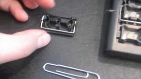 Replacing (metal wire) keys on a PC keyboard