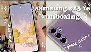Samsung Galaxy S23 FE Purple: Case & Accessories, Aesthetic, Phone Getting Stolen, Setup