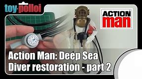 Vintage Action Man Deep sea diver restoration part 2/2 - Toy Polloi