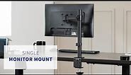 STAND-V001 Single Monitor Desk Mount by VIVO