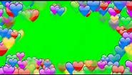 Heart emoji green screen free download non copyrighted.