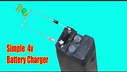 Simple 4v Lead Acid Battery Charger Circuit
