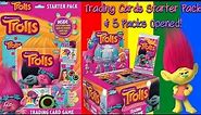 TROLLS Trading Card Starter Pack & 5 Pack Opening Trolls Trading Cards! Official Trolls Movie