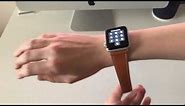 How to wear the apple watch double tour band?