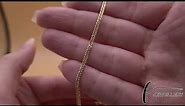14ct Gold Curb Chain - 2mm - 18-24 Inches