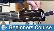 How to Tune A Guitar for Beginners (Guitar Basics - Lesson 4)