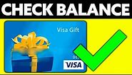 How To Check Visa Debit Gift Card Balance (2024)