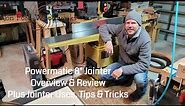 Powermatic 8 Inch Jointer Overview & Review // Basic Jointer Uses and Functions