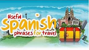 30 Useful Spanish Phrases for Travel | Spanish Travel Phrases and Vocabulary 🌞 🤩 🌞